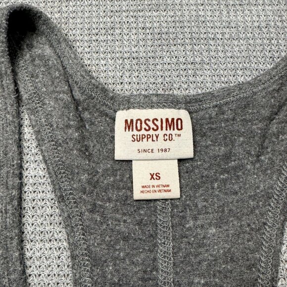 Mossimo Supply Co Gray Racerback Tank Top Front Knot Detail T-Back Activewear XS - Picture 8 of 12